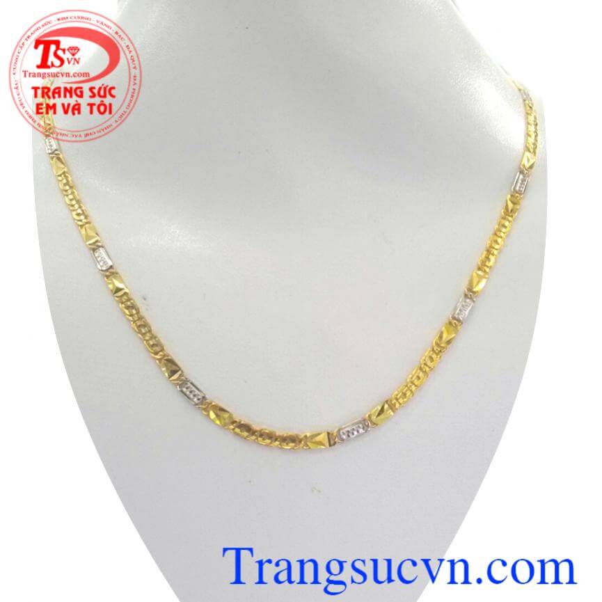 Dây chuyền nam vàng phay