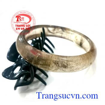 Vòng thạch anh tóc đẹp Thạch anh tóc nếu chứa nhiều các bao thể kim Sản Phẩm Chất Lượng, Giá Tốt Mua Hàng Đảm Bảo vòng nguyên khối