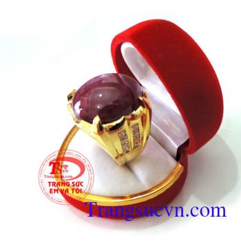 Nhẫn vàng ruby giá tốt vàng đảm bảo chất lượng,đá ruby có kiểm định,nhẫn nam vàng tây gắn đá quý dành cho nam thanh toán an toàn