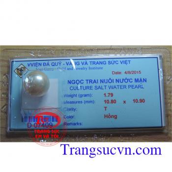 Ngọc trai hồng ép vỉ