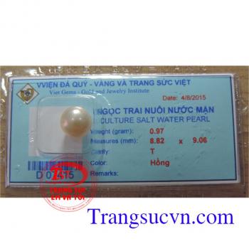 Ngọc trai hồng 8.8 ly