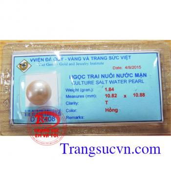 Viên ngọc trai hồng