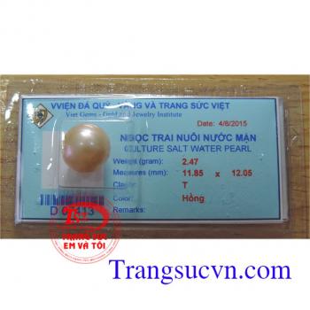 Ngọc trai hồng 10 ly