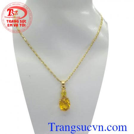 Bộ trang sức thạch anh vàng