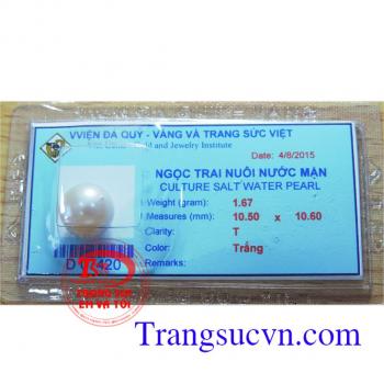 Viên ngọc trai 10.5 mm