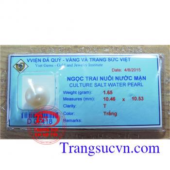 Ngọc trai trắng 10ly