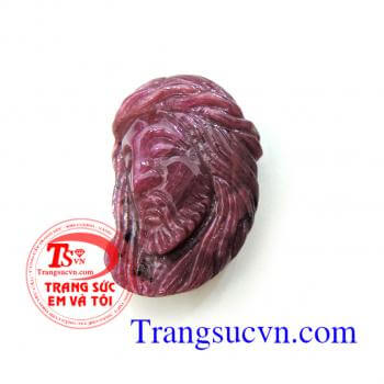 Mặt Chúa Giê su đá ruby