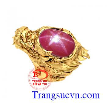 Nhẫn nam ruby sao chất lượng