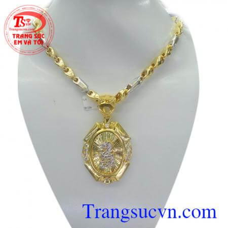 Dây chuyền mặt dây rồng vàng