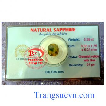 Sapphire vàng ánh chuối