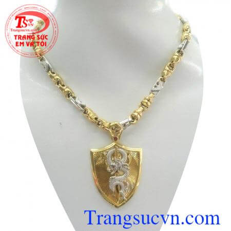 Bộ Mặt dây chuyền vàng 18k