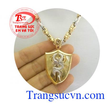Bộ Mặt dây chuyền vàng 18k