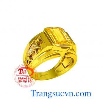 Nhẫn sapphire vàng tuổi dần