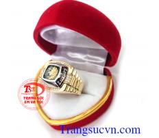Nhẫn nam rồng may mắn