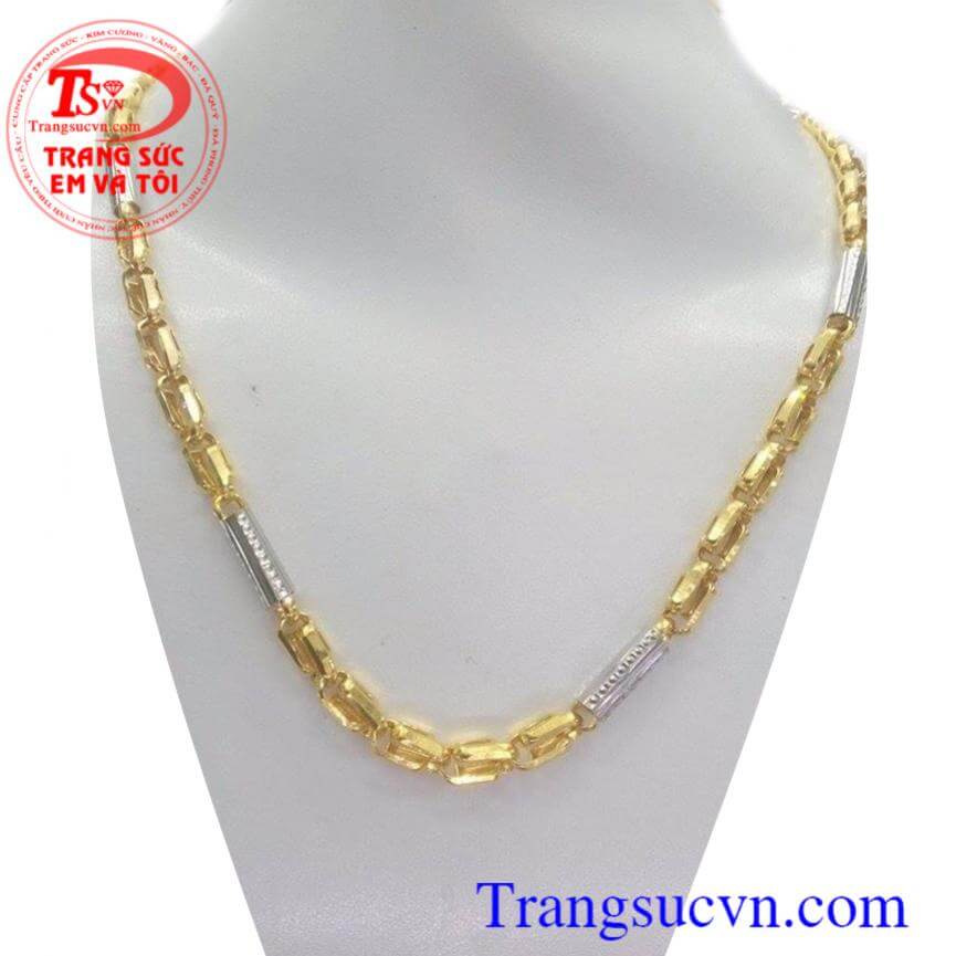 Dây chuyền nam vàng phong độ mới