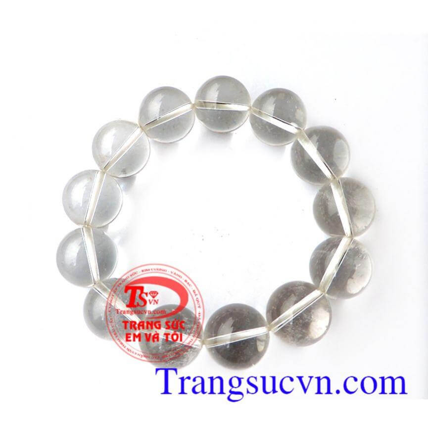 Chuỗi thạch anh trắng 13ly