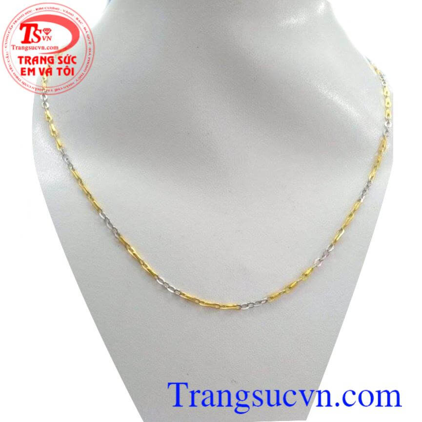 Dây chuyền vàng ý sáng 18k