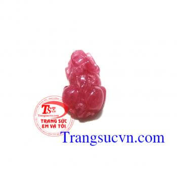 Tỳ hưu ruby mặt nhẫn