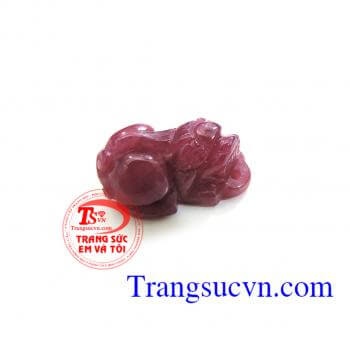 Ruby thiên nhiên tỳ hưu đẹp