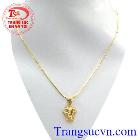 Bộ Mặt dây chuyền tuổi Hợi dành cho nữ phù hợp làm quà tặng, dịp sinh nhật và lễ tết.