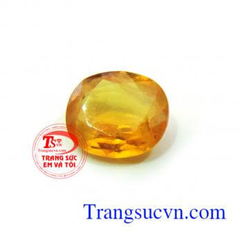 Đá Sapphire vàng 4.25ct