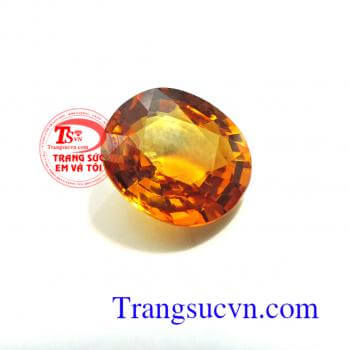 Sapphire vàng thiên nhiên 5.05 ct