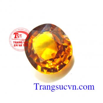 Sapphire vàng thiên nhiên 5.05