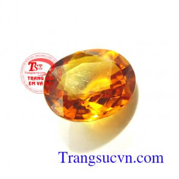 Sapphire vàng thiên nhiên 5.05
