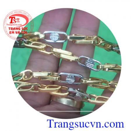 Dây chuyền vàng nam Italy 18k