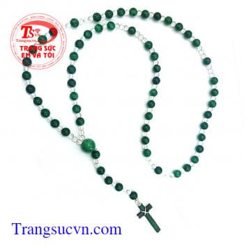 Chuỗi tràng hạt mân côi ngọc cẩm thạch và đá thạch anh trắng sâu thành chuỗi tràng hạt công giao dùng Lần Chuỗi Mân Côi,Lòng Thương Xót Chúa. Chuỗi tràng hạt mân côi ngọc cẩm thạch