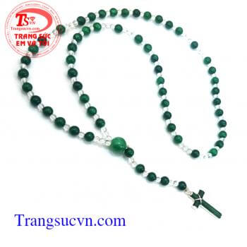 Chuỗi tràng hạt mân côi ngọc cẩm thạch và đá thạch anh trắng sâu thành chuỗi tràng hạt công giao dùng Lần Chuỗi Mân Côi,Lòng Thương Xót Chúa. Chuỗi tràng hạt mân côi ngọc cẩm thạch