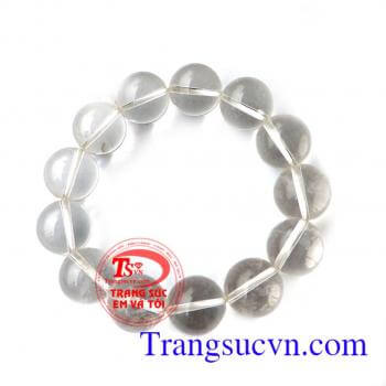 Chuỗi thạch anh trắng 13ly ban chiếc vòng thạch anh trắng vòng,bán toàn quốc,chất lượng chuổi đảm bảo chất lượng thạch anh tóc thiên nhiên,phù hợp đeo liên lục với độ cứng 7 sau kim cương có 3 nấc thang về độ cưng