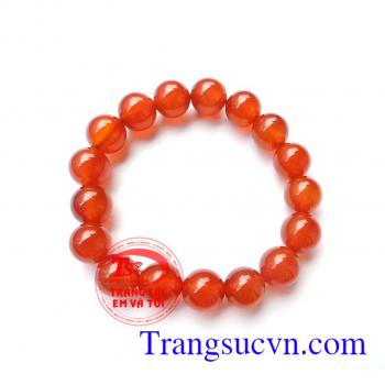 Chuỗi mã não đỏ đeo tay