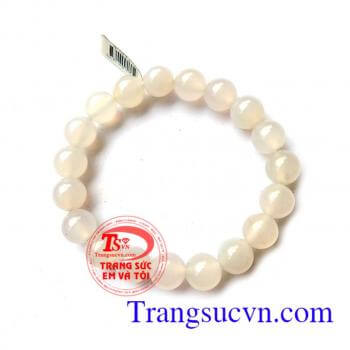 Chuỗi mã não trắng hạt