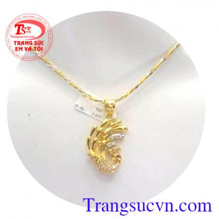 Bộ dây chuyền mặt dây phượng hoàng chất lượng.