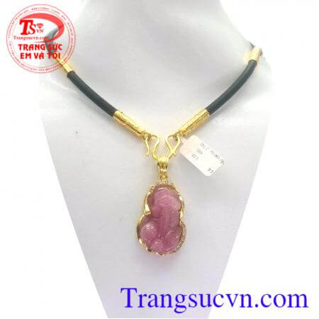 Bộ tỳ hưu ruby mặt dây chuyền