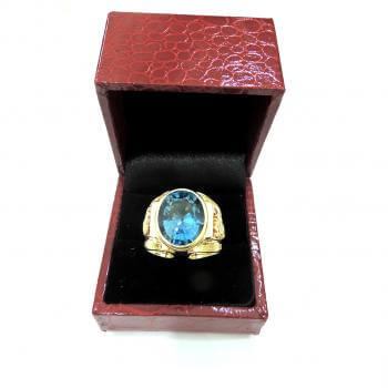 Nhẫn Topaz mệnh thủy nam tính