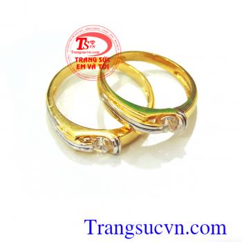 Nhẫn cưới vàng giá rẻ,bảo hành 6 tháng, giao toàn quốc. Nhẫn cưới vàng giá rẻ