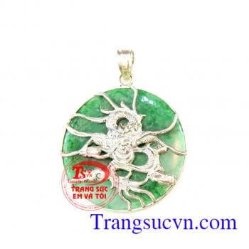 Mặt dây chuyền rồng bạc
