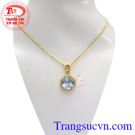 Bộ Mặt đá topaz mệnh Mộc và Thủy