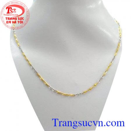 Dây chuyền vàng ý sáng 18k