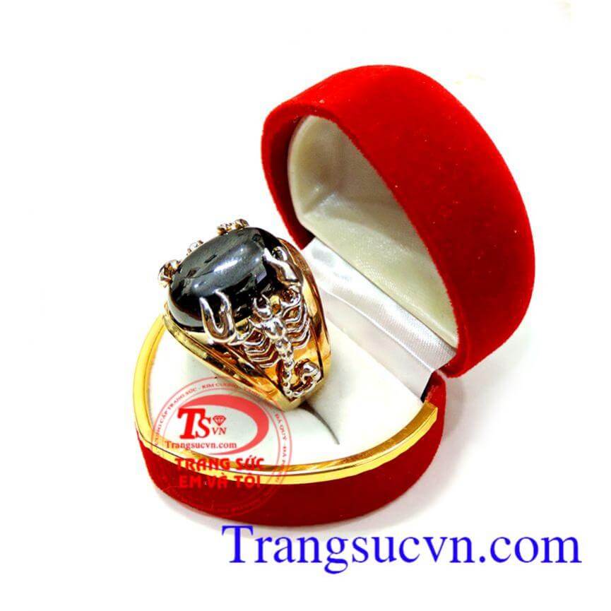 Nhẫn bọ cạp vàng tây đẹp
