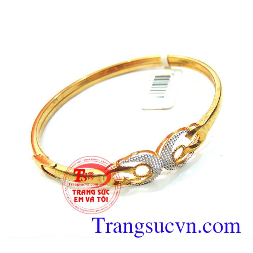 Vòng tay vàng đáng yêu dành cho nữ,vòng tay vàng tây với chất lượng đảm bảo hợp thời trang và món quà ý nghĩa hợp thời trang