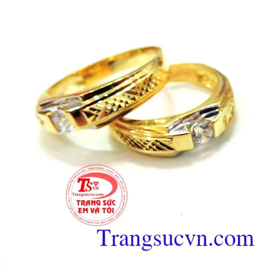 Đôi nhẫn cưới vàng Nhẫn Cưới - Vàng tây | Nhẫn cưới đẹp| Nhẫn cưới đẹp. Nhẫn cưới đẹp Ý nghĩa truyền thống của đôi nhẫn cưới dần thay thế bằng