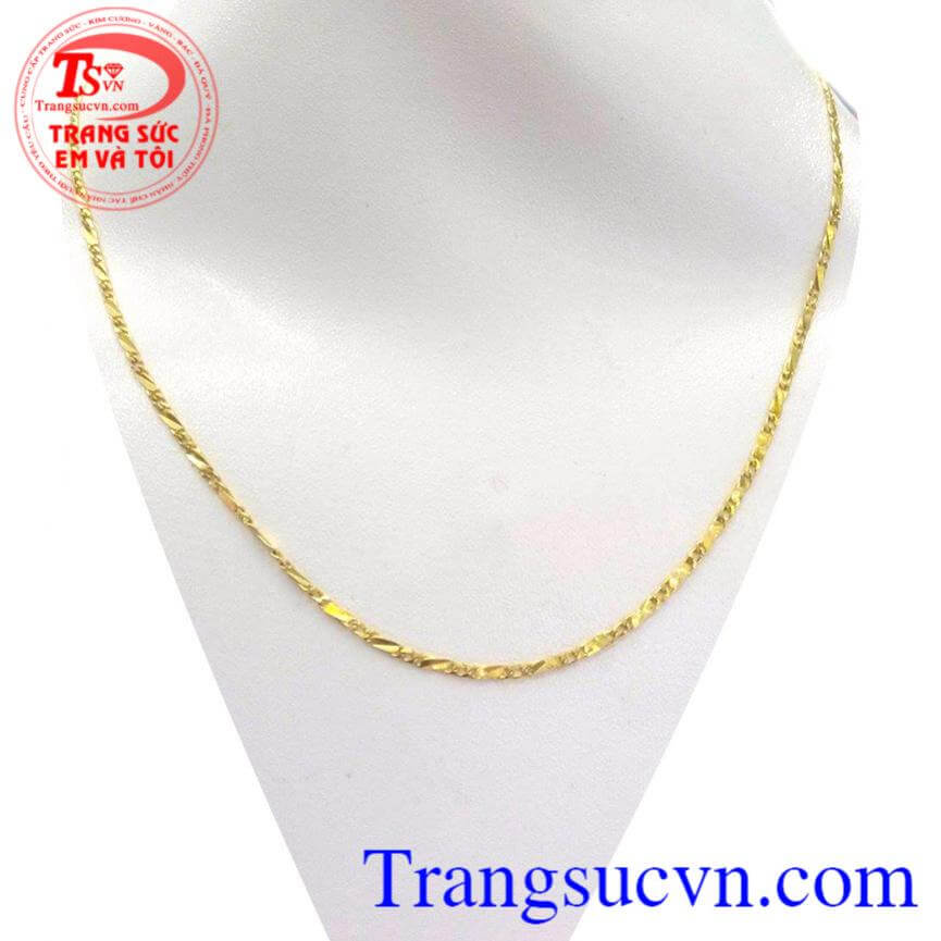 Dây vàng cho nữ sáng