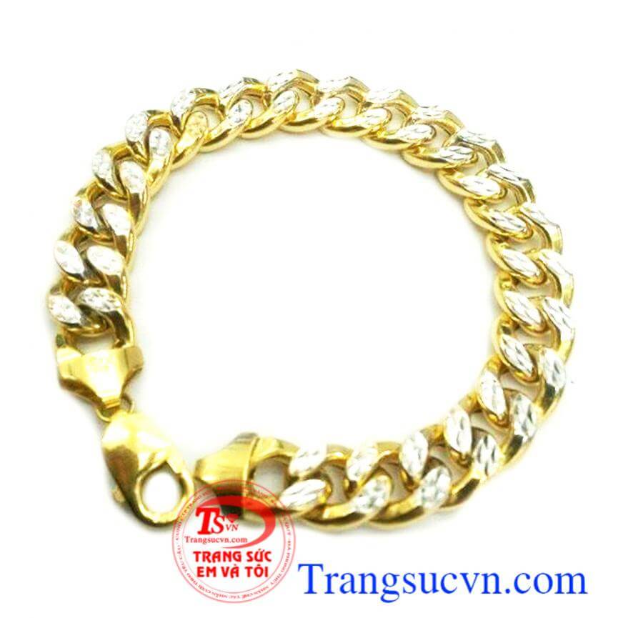 Lắc tay nam vàng 10k nhập