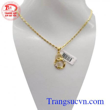 Bộ trang sức nữ vàng tây