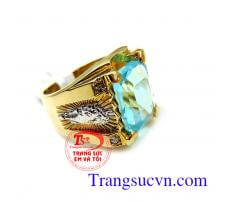 Nhẫn nam vàng tây thời trang