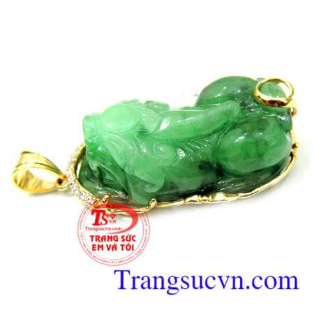 Tỳ hưu ngọc thiên nhiên vàng