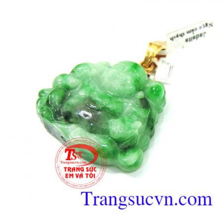 Mặt phật di lặc ngọc cẩm thạch